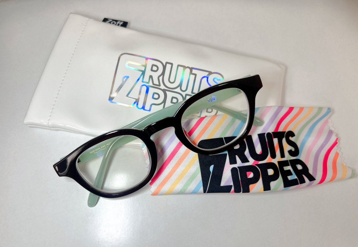 君と目があったとき⸝·⸝⋆꙳💚 #Zoff #FRUITSZIPPER さん #櫻井優衣 さん