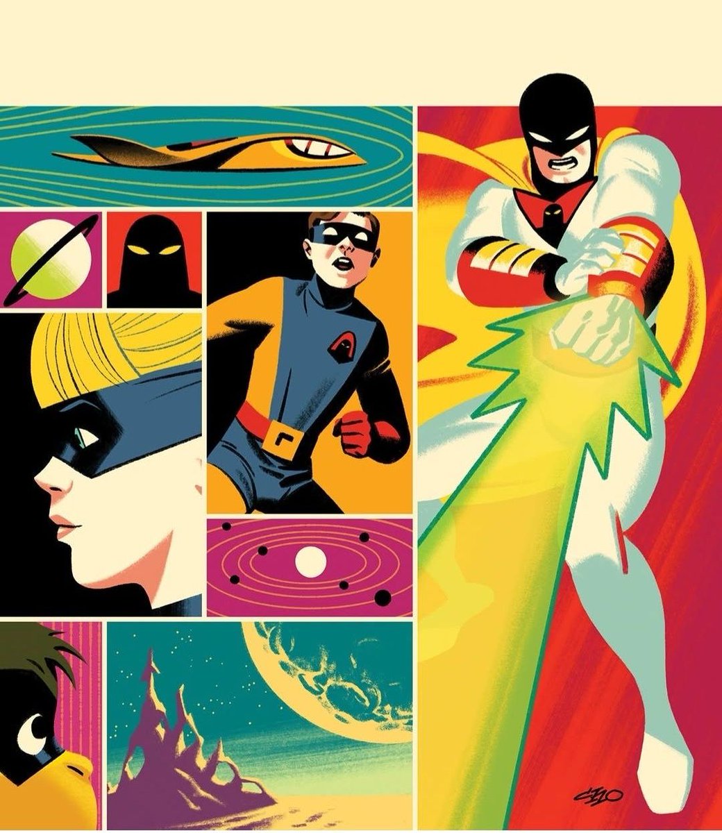 IntoWeird's tweet image. Space Ghost by Michael Cho #ComicArt