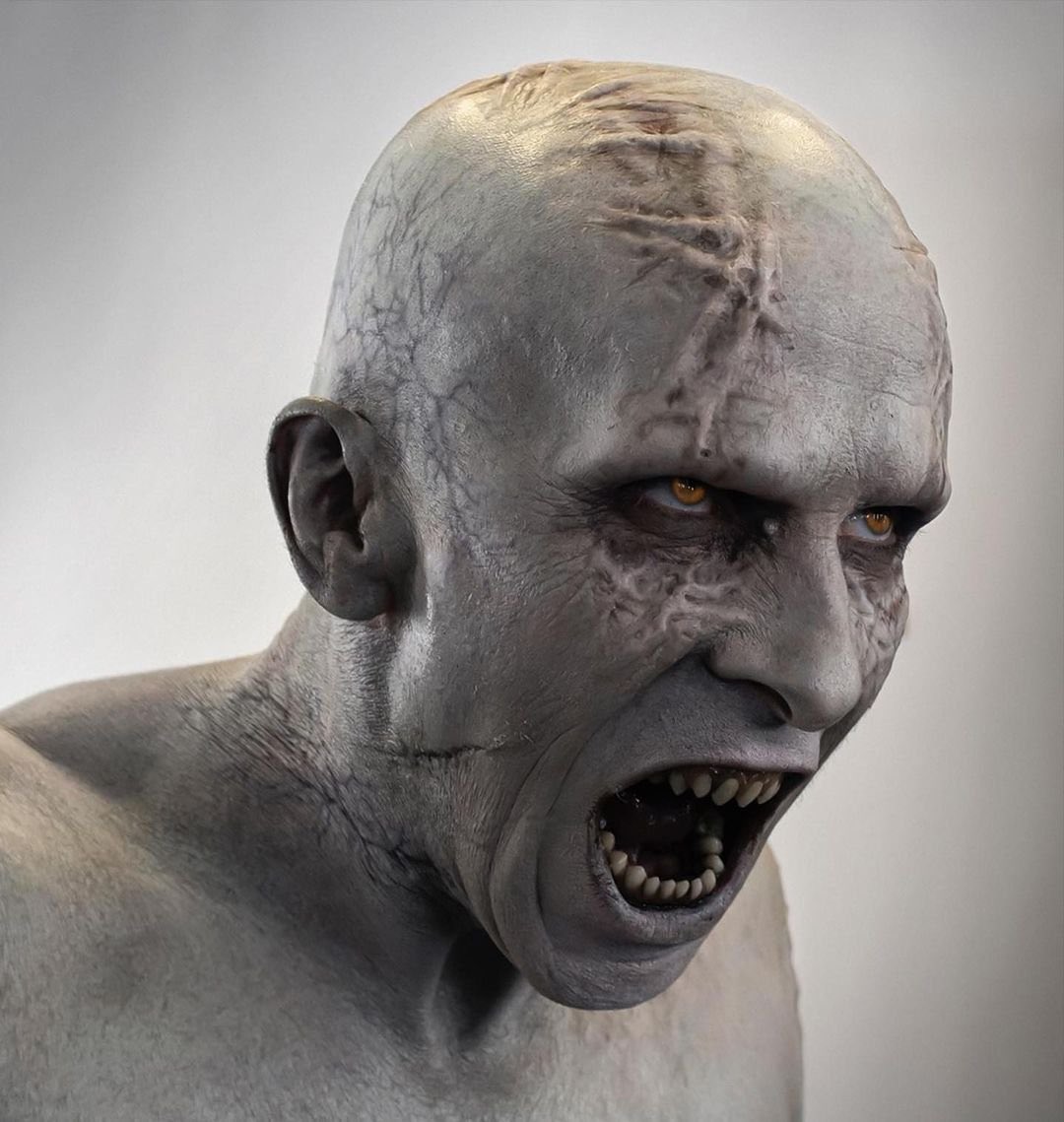 MarveIFacts's tweet image. Christian Bale's Gorr makeup test for ‘Thor: Love and Thunder’