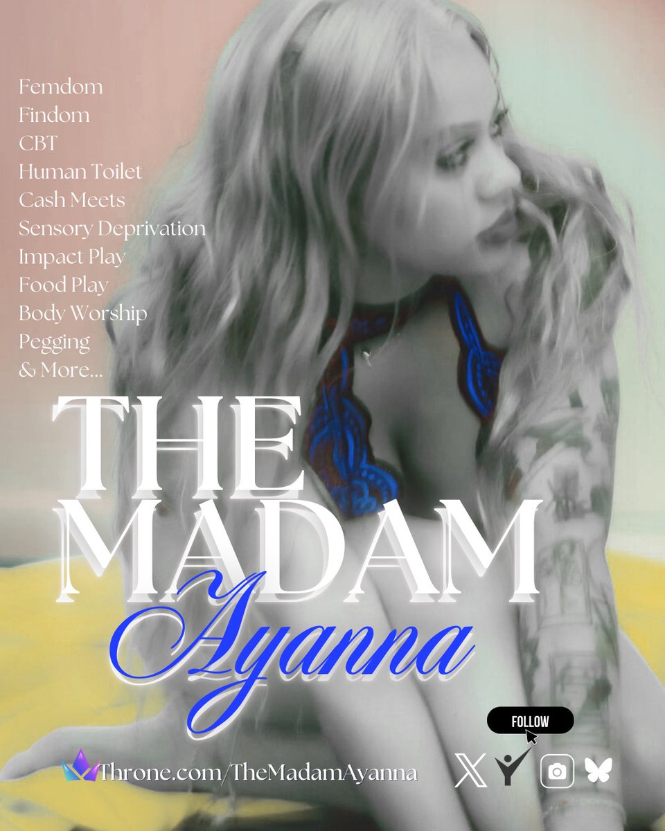 MadamAyanna's tweet photo. Below is the ONLY way to partake in play with me. So, if you're longing for a CUSTOM or a SESSION, fill out the form below. 👇👇👇

https://t.co/uW0UKtRJGt

Other ways of seeing my work and feeling special is by purchasing my clips from the sites listed.

https://t.co/uNTWSYiTXS
https://t.co/1PiwrsJeov