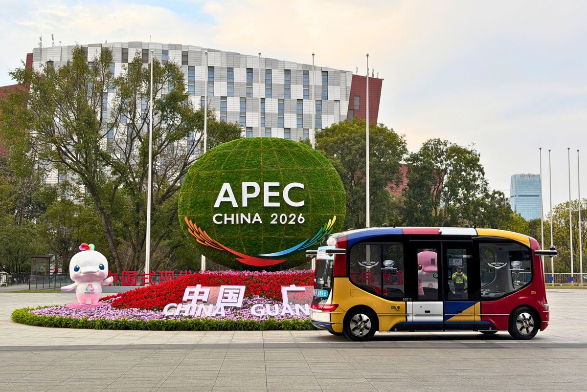 APEC's tweet photo. APEC has launched its 2026 agenda in Guangzhou under the theme “Building an Asia-Pacific Community to Prosper Together.” Over 60 meetings this week will cover trade, digital transformation, food security, ocean sustainability, anti-corruption &amp; services.
https://t.co/eOp77FeRGd https://t.co/4ZYmBIx0JC