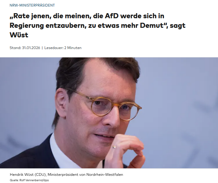 PeterBorbe's tweet image. Der nächste CDU-Ministerpräsident, der ganz ungeniert ein fragwürdiges Verständnis von Demokratie offenbart:  Wenn Hendrik Wüst sagt "Landesregierungen entschieden über Richterbesetzungen und führende Köpfe der Polizei. „Das ist eine enorme Verantwortung, die nicht in die…