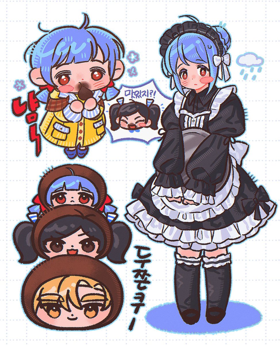 사이퍼즈 샬럿🌧️
앤틱 드레스 재화가 두쫀쿠라 너무 귀여워요😍