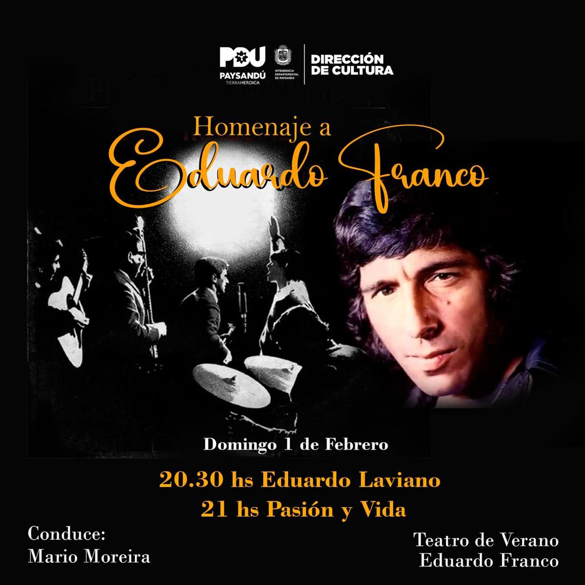 #Uruguay 🇺🇾
HOMENAJE EN #PAYSANDU AL LÍDER Y CANTAUTOR DE #LOSIRACUNDOS :
ACTIVIDADES DEL DOMINGO 1 DE FEBRERO :
facebook.com/share/p/1AyEM7…