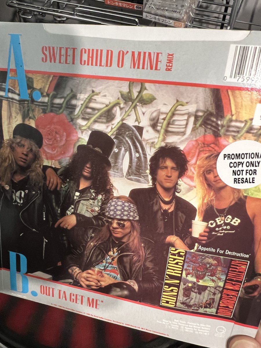 ガンダムの影響でSweet Child O’ Mineが話題になり久々に聴いてみようと引っ張り出してきた。