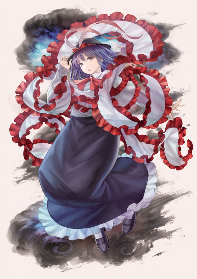 dailytouhous's tweet image. The Touhou of the day is: Iku Nagae!