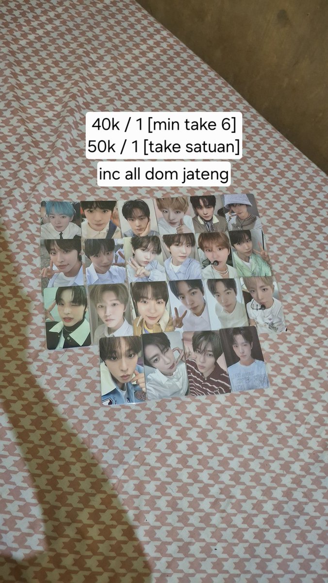 arrazera's tweet photo. WTS // WANT TO SELL CLEARANCE

💫 INA 
💫 DM FOR CLAIM [TIDAK TERSEDIA DI ETA SHOPEE]
💫 HARGA INC ALL
💫 FULL CO/SPLITPAY [CO 2.2]
💫 BERLAKU SAMPAI STOCK HABIS

🏷 photocard pc nct wish sion riku yushi jaehee ryo sakuya murah
https://t.co/F8nbsO7FaU https://t.co/lgccAky5cF