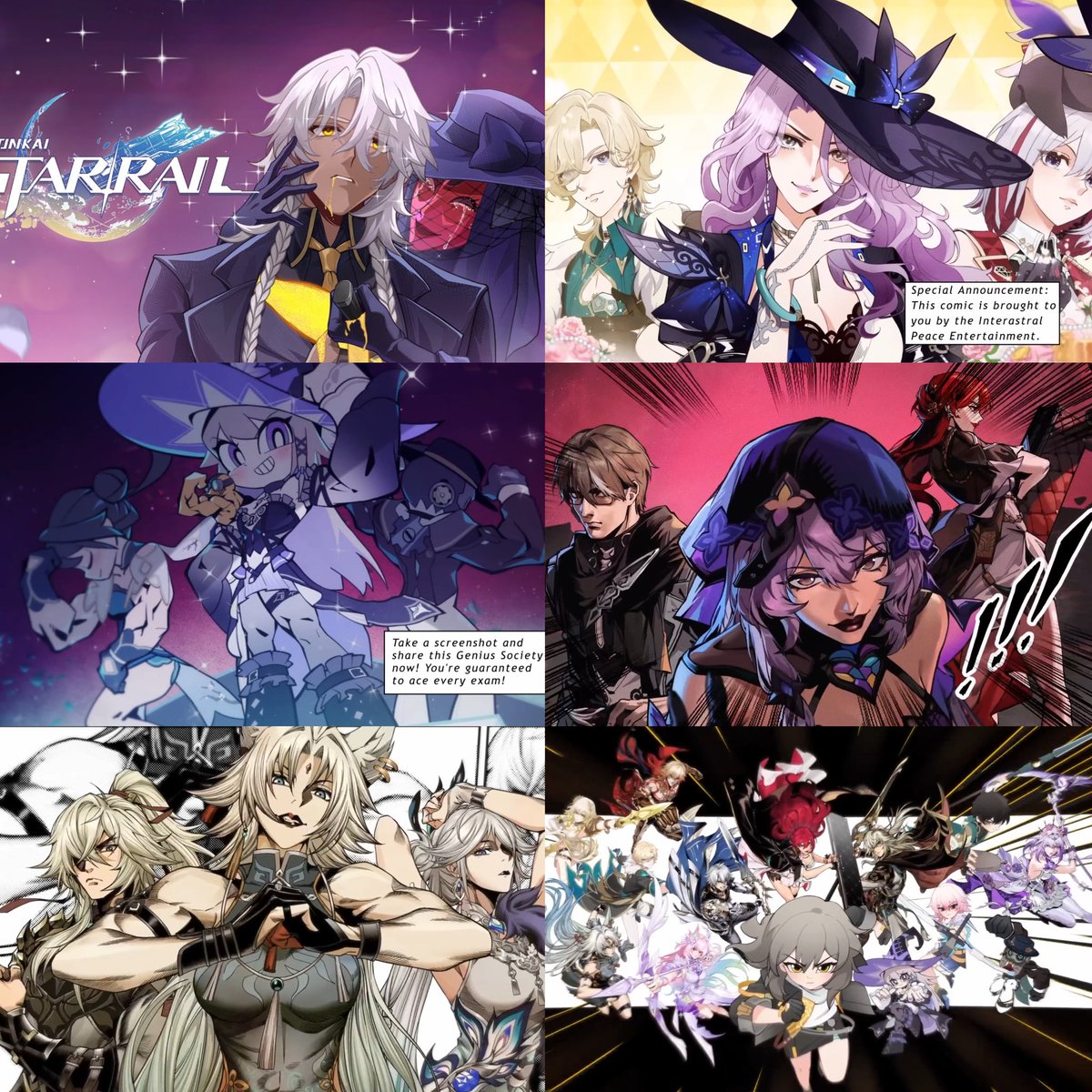 Different art styles in the new PV

#HonkaiStarRail