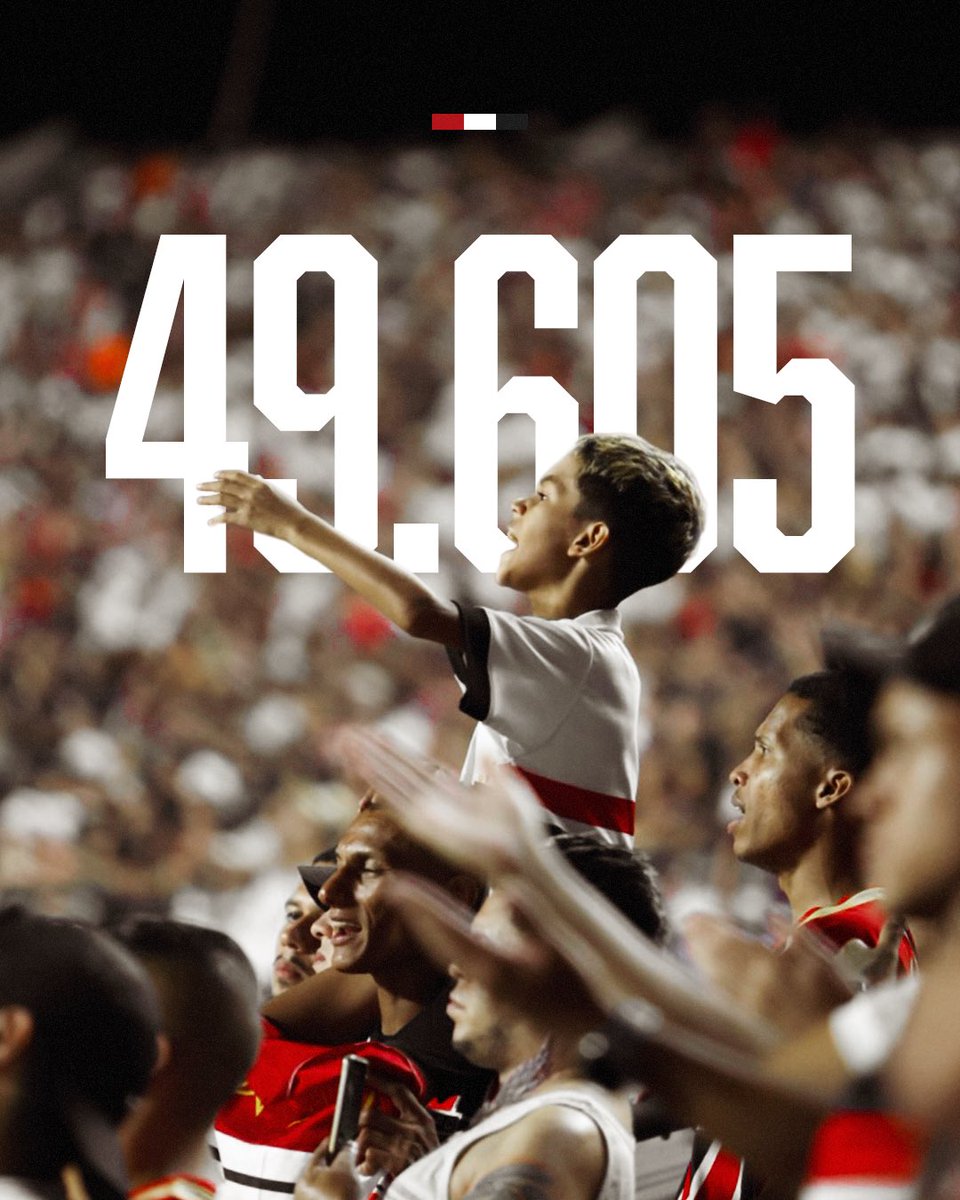O maior do ano em 2026! Obrigado, #TorcidaQueConduz ❤️

#VamosSãoPaulo 🇾🇪