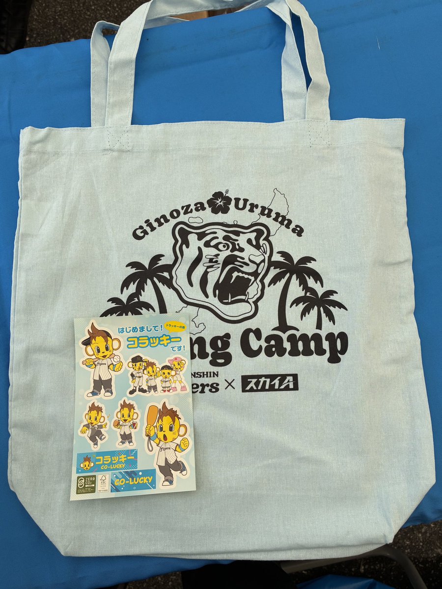 阪神タイガース ×スカイA イベントブース🏕️うるま 🌺春季キャンプ