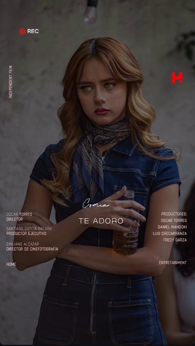 📸 | <a href="/azulguaita/">Azul G</a> durante el rodaje de TE ADORO, película independiente en la que participa como protagonista.