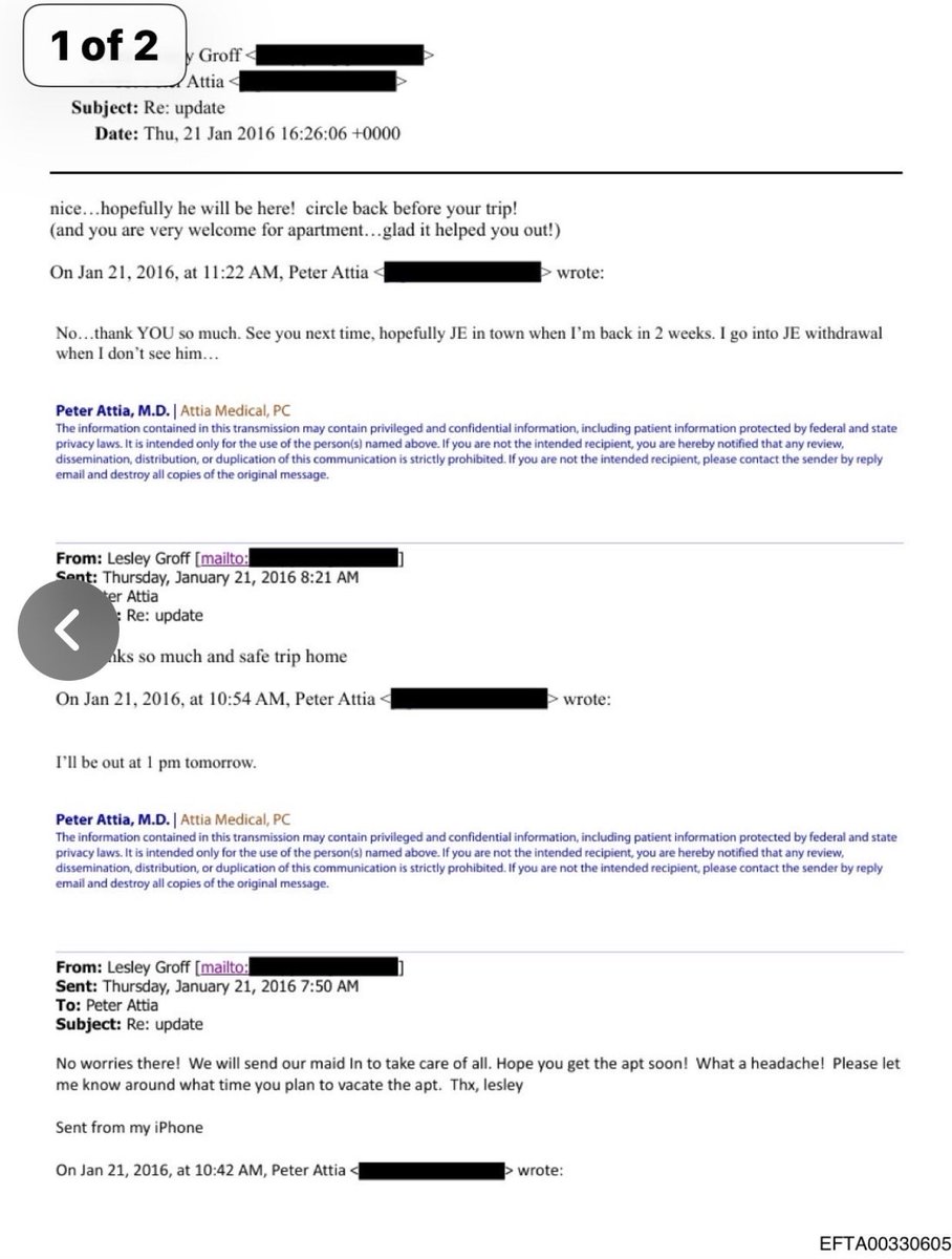 ericCASABURI's tweet image. Looks like @PeterAttiaMD has some things that his publishers should have due diligenced! #EpsteinFiles blows him up. 
Saddened as many respected his commentary on health for many years and now all will go down the toilet with his reputation.