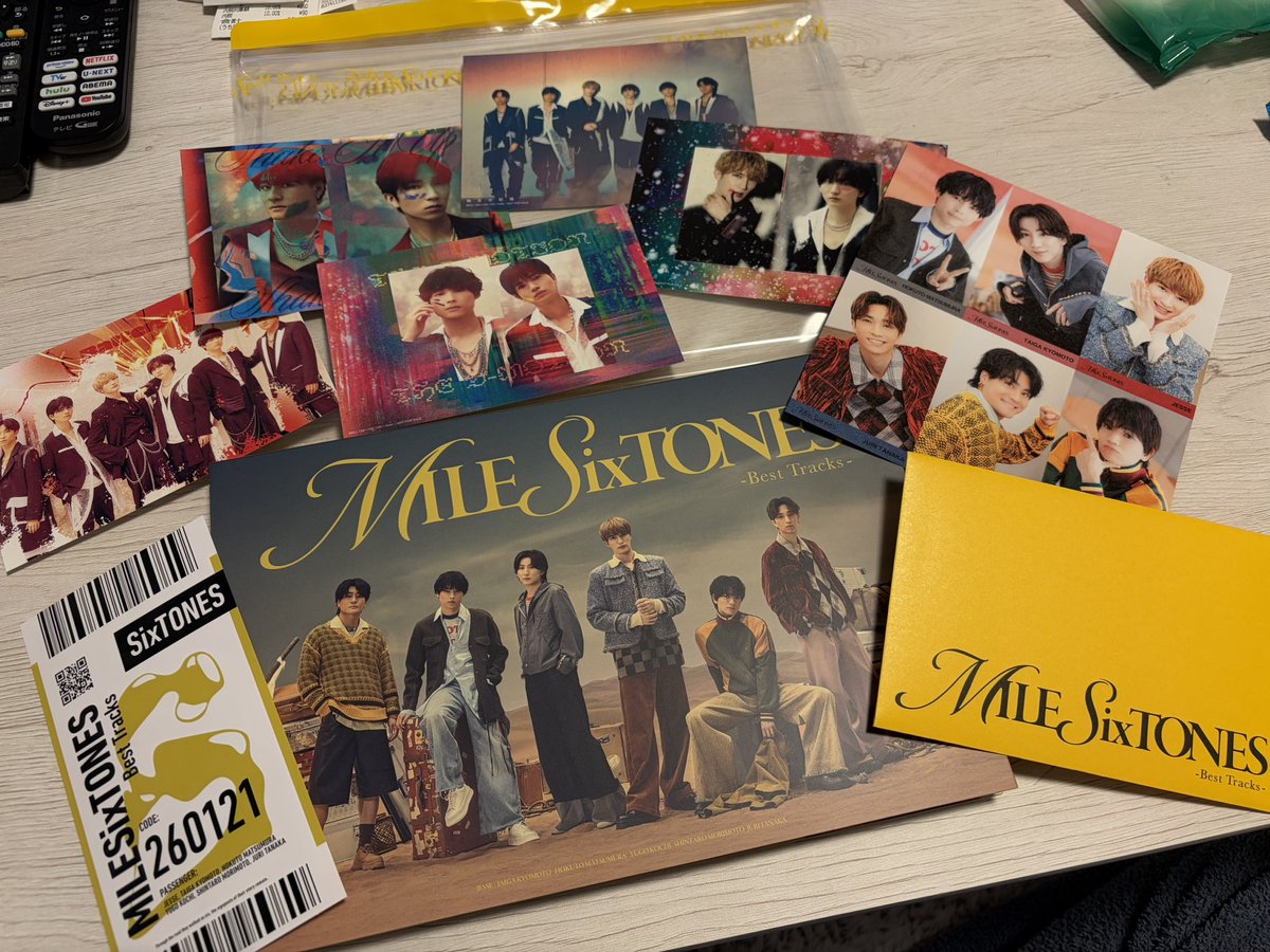 MILESixTONES -Best Tracks- / SixTONES ちゃんと全タイプ👍🏻 2026.01