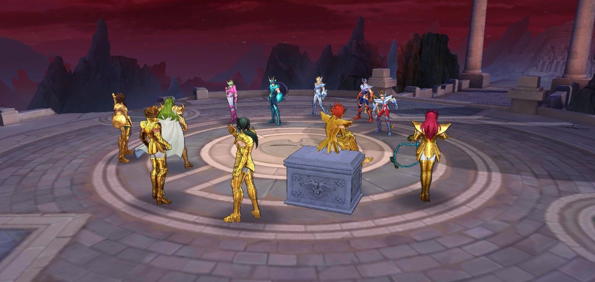 山羊座・以蔵イベントダンジョン 第1層 牡羊座・シオン&天秤座・童虎