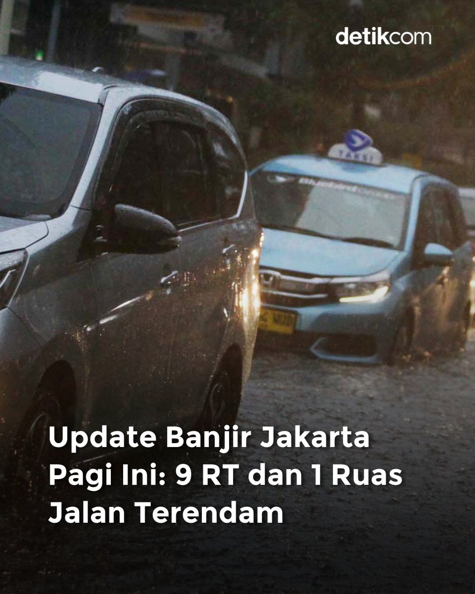 detikcom's tweet image. Banjir merendam wilayah Jakarta Barat dan Jakarta Utara pagi ini. Tinggi air mencapai 10-20 cm
⁣
&amp;gt;&amp;gt; dtk.id/NsQmP4

#detikcom #Banjir #Jakarta #BPBDDKIJakarta