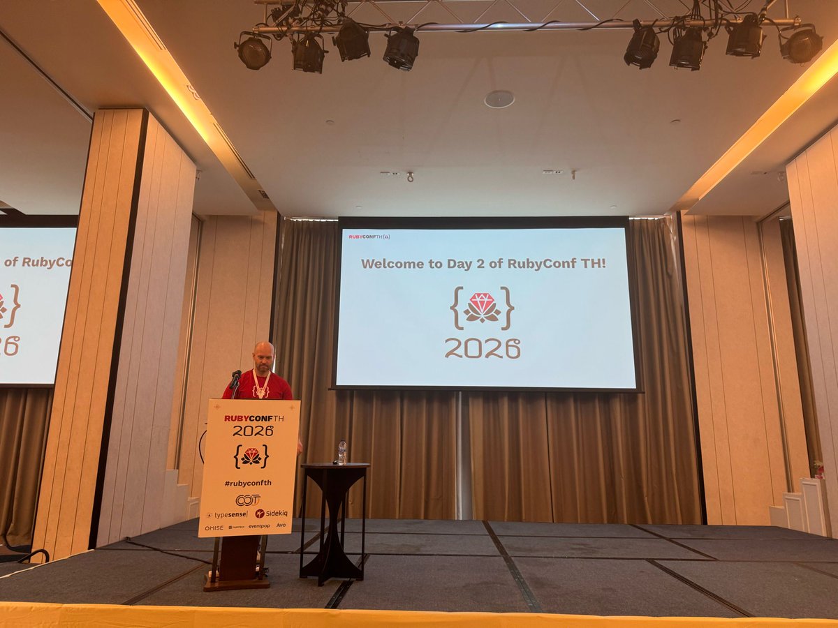 RubyConf Thailand tweet media