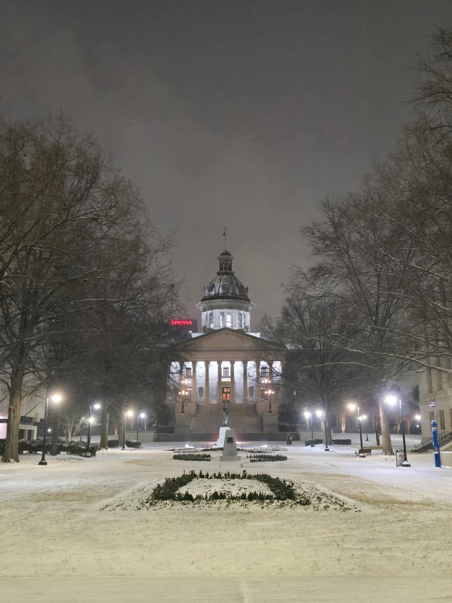 BPS_CRO's tweet photo. While enjoying the snowy scenery, remember to exercise caution. Walk carefully on icy sidewalks to avoid slips & falls, stay at home if you can, but if you must travel, drive slowly. Dress warmly & check local advisories for weather updates. #bureauofprotectiveservices #scdps https://t.co/At6jyipF6m