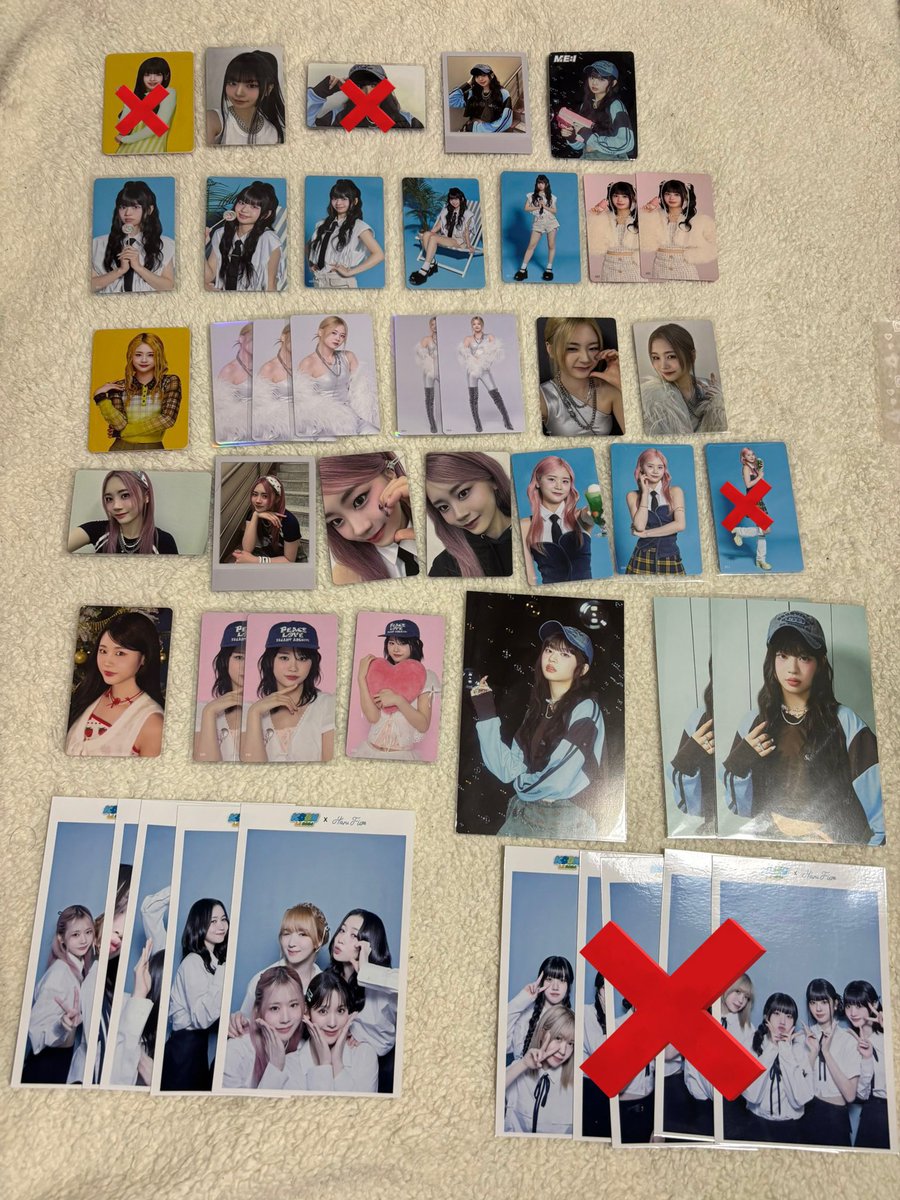 5Yuui15's tweet photo. ME:I 交換

譲:画像1、2枚目

求:画像3枚目の佐々木心菜トレカ＜買取

缶バッジやココニャなどのグッズも求めてます😸

難しいかと思いますがお心当たりのある方お声がけ下さい🙌🏻 ̖́-

#ME_I #ME_I_買取 #ME_I_交換 https://t.co/jHoNVy2yI2