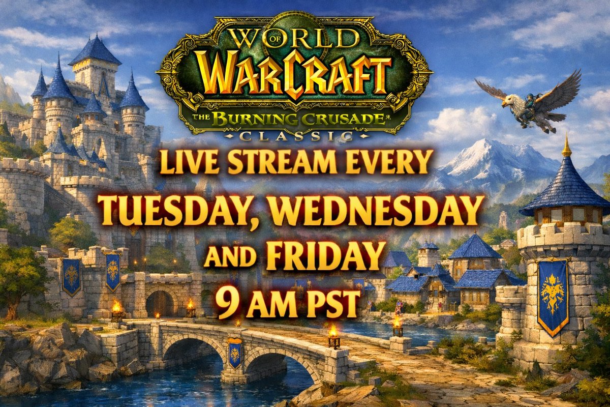 Jecz86's tweet photo. Join Jecz on an incredible journey as we conquer Azeroth and Outlands!

🔗
https://t.co/sWIa0k499E
https://t.co/V4xl0P50Ts https://t.co/QPgY3UbRrz