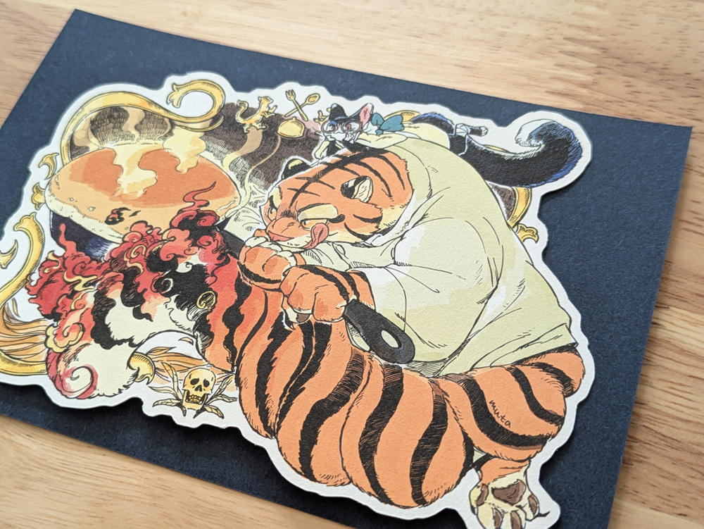 【通販やってます🐯】
1. 「転食」https://t.co/WcCANfLPTJ

2. 「FTIT : ADA / 初台湾」
(EN) https://t.co/YJIkBYFGNQ
(日本語) https://t.co/lGKOw4BxHN

3・4 「IOT Printed goods : 転食グッズ」https://t.co/Eyd3al3vc2 