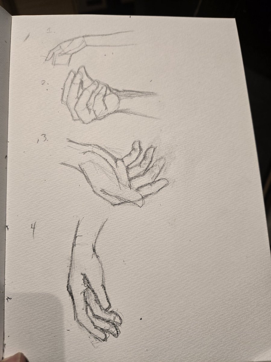 Konkonreverse's tweet photo. Quick hand study during break, think Ill just skip the eating part next time

#study #drawing https://t.co/3SBQg0LWDV