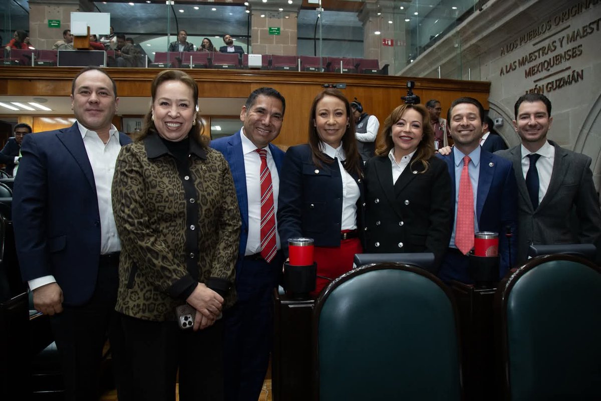 Inicia un nuevo periodo de sesiones en el Congreso del Estado de México y las y los diputados del #PRI asumen una responsabilidad importante con las y los mexiquenses.

Confío en que, como bancada, sabrán construir, debatir y legislar con seriedad, poniendo siempre al Estado de