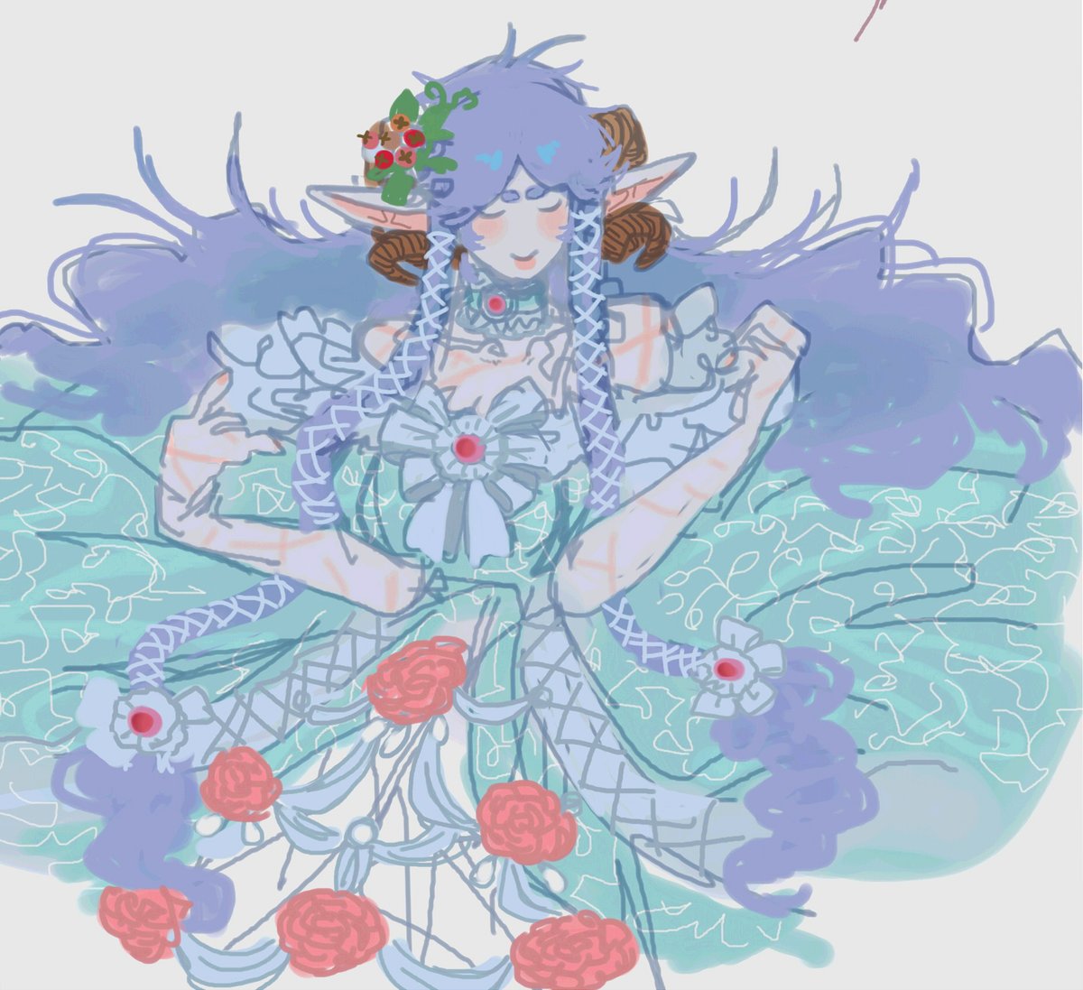 revisiting a very old urple fit tonight