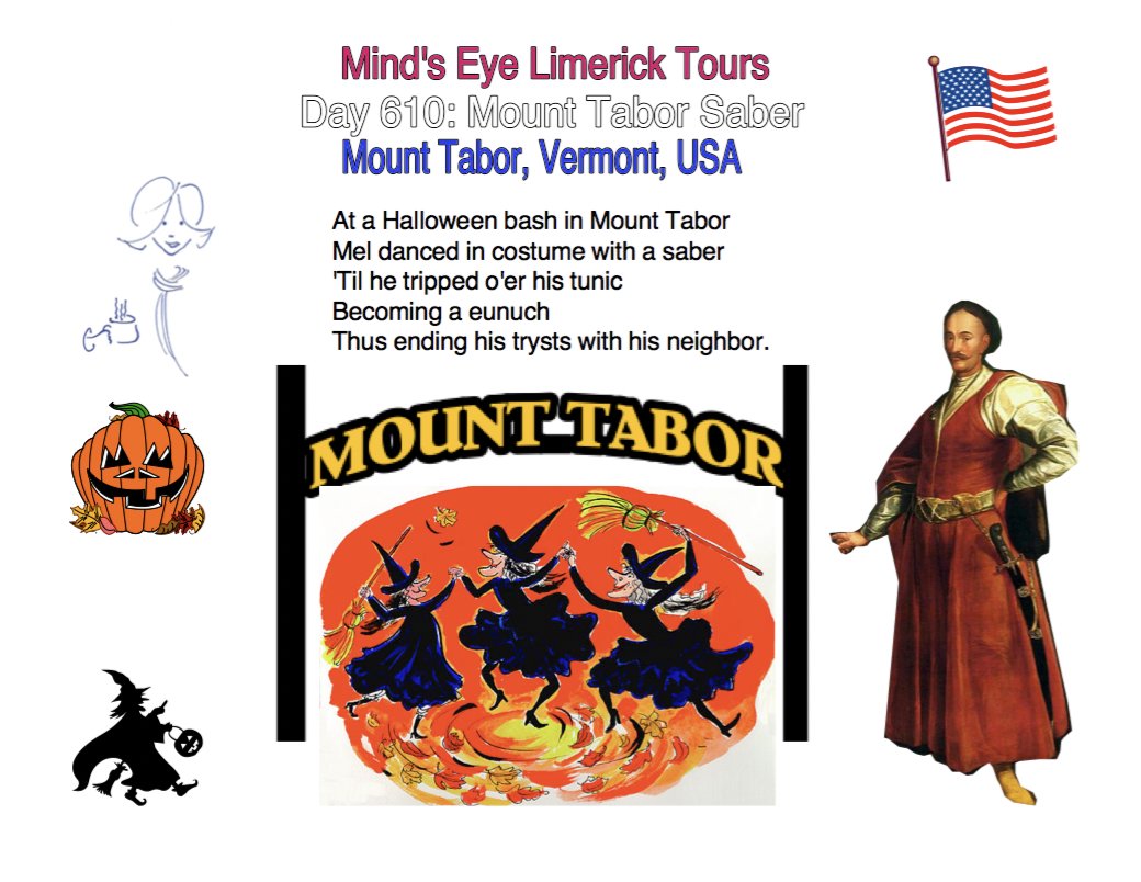 tom_mindseye's tweet photo. #Limerick #entertainment #humor #fun #MountTabor #Vermont #saber #Halloween #dance #eunuch https://t.co/BHx2YmzA28 https://t.co/fwojAiSeVD
