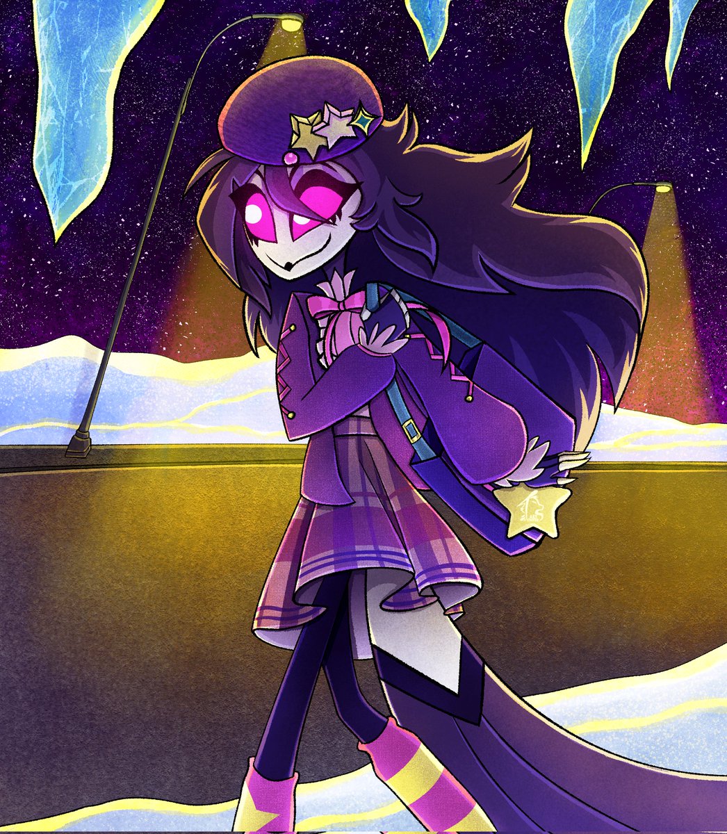 Hi guys! En medio de la noche🦉🌌✨ ~In the middle of the Night 🦉🌌✨
#HelluvaBoss #HelluvaBossFanart #HelluvaBossOctavia #illustration #digitalart #drawing #draw #artwork #Octavia