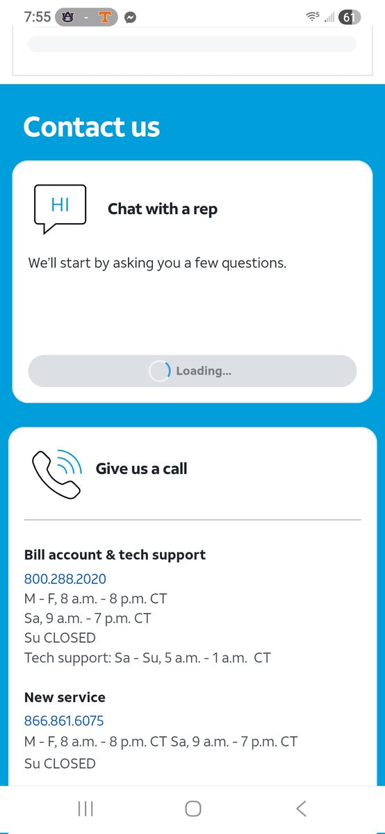 scburwick's tweet photo. My price has doubled but my speed has dropped to nothing.  @ATT internet is hot garbage. I don't  even have enough internet speed to chat with their chat bot! Lol. https://t.co/b3oESF82Et