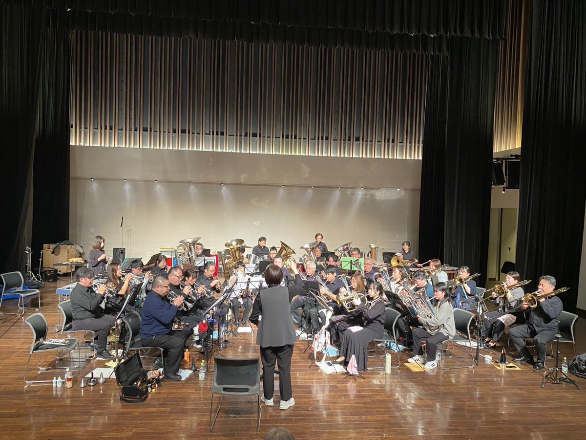 BrassArrows's tweet photo. リハーサルも大詰めです。 https://t.co/Da2SNT7YlX