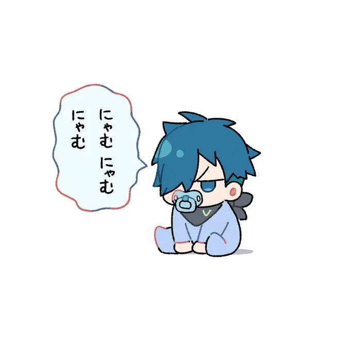 だからついこういう感じで描いちゃってェ… 