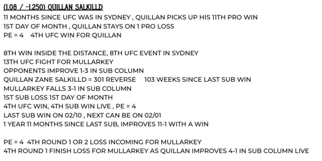 FightFiends's tweet image. Salkilld Submission 🔮⚡️ #UFC325
Get in the zone with the Zodiac Forecast
patreon.com/FightFiendFore…
#GamblingX #MMA #Gematria