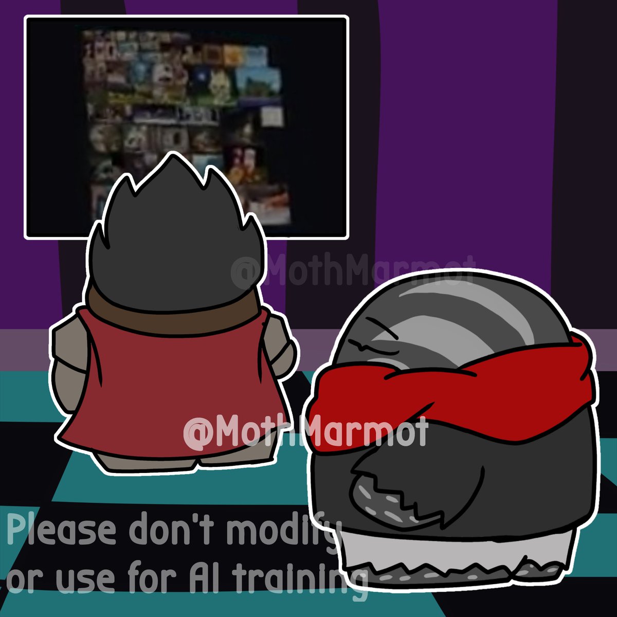 Moth_Marmot's tweet photo. Farfa re concentrado tratando de descifrar la pista visual y Rich tomándole foto 😆🤏🏻
#FarfaRich #chibi #csdm https://t.co/Ge4f0ZQlao