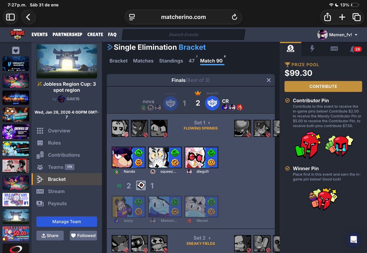 Memxn__'s tweet image. 2 $100 + $500 Matcherino wins #BEelectric