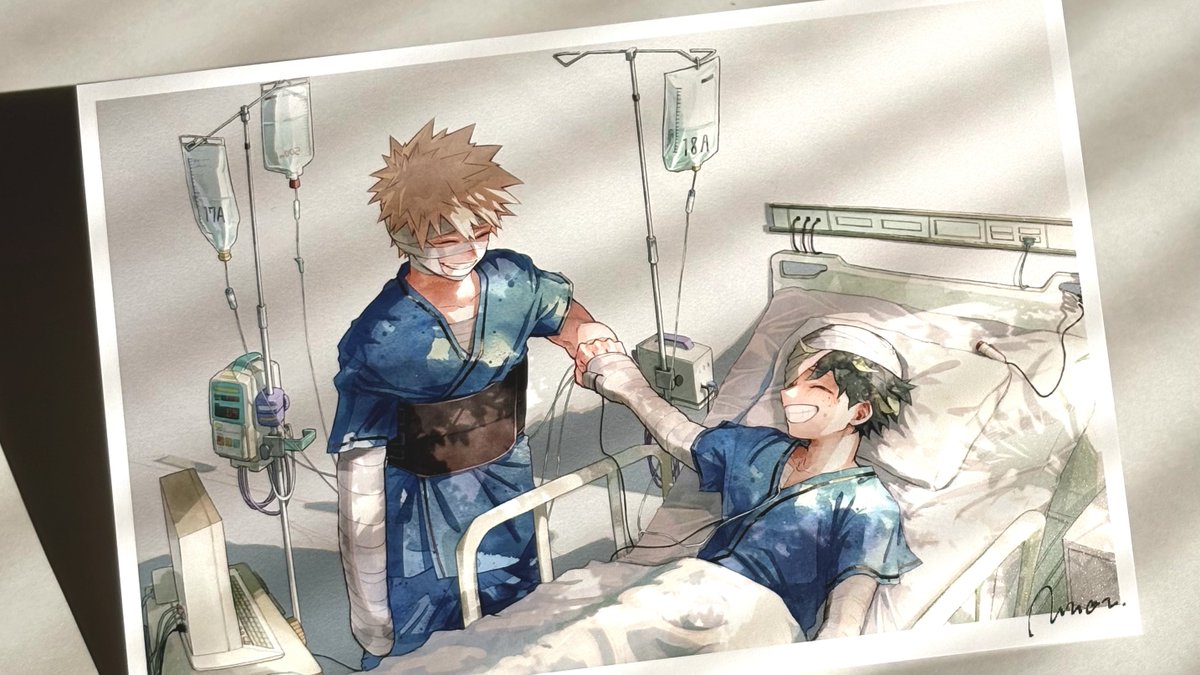 unou_mha's tweet image. ポストカード印刷綺麗でうれしうれし!!