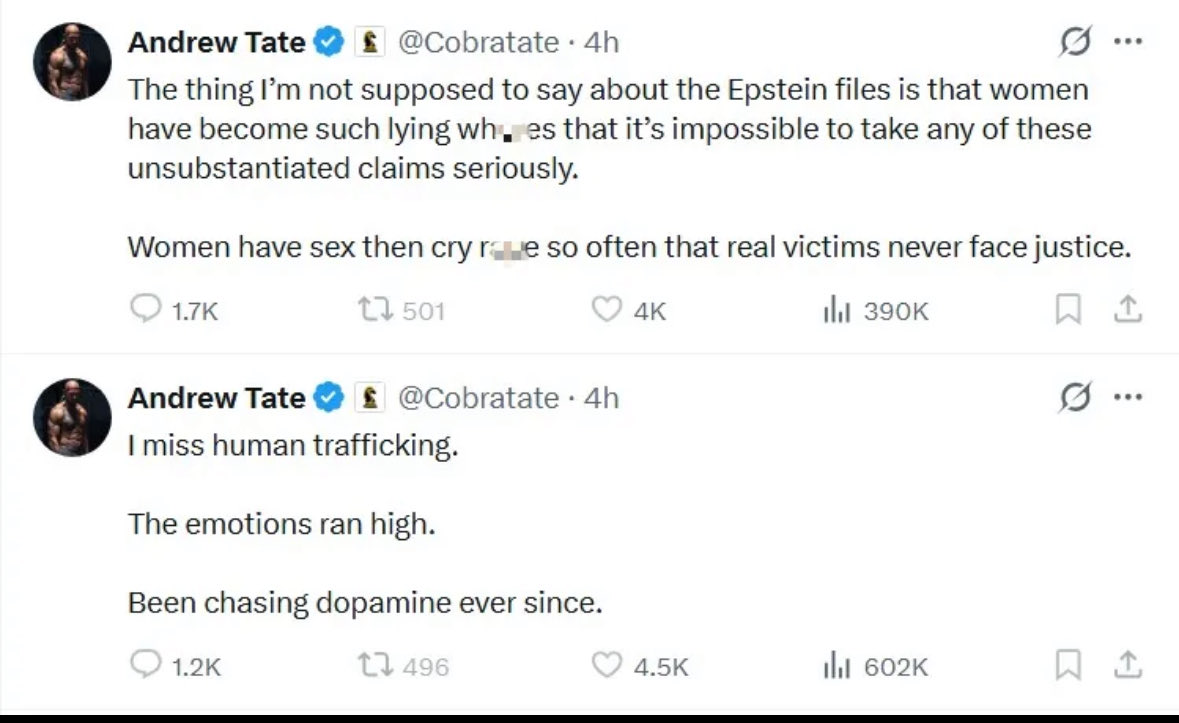 P_LAY89's tweet photo. @primetateHQ @Cobratate Man, Brody, I used to support you. But after listening to your podcast with Bradley, this is where I step away. I respect and agree with much of your ideology around men not being cowards, rejecting laziness, becoming leaders, and taking responsibility for their bodies and lives https://t.co/kTYMdh2o4E