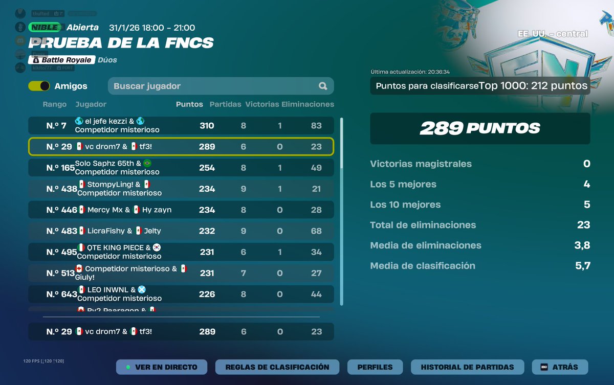 early qual a div2 w/<a href="/thufted/">thufted</a> 🇲🇽