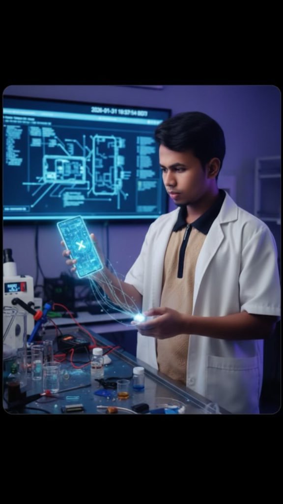 MDEMON424930's tweet photo. "My latest research on smartphone displays and advanced technology is underway! 📱🚀 Seeking your prayers and love as I embark on this journey of innovation. 🇧🇩✨" #FutureOfTech #SmartphoneInnovation #TechResearcher #Bangladesh #MobileScience #XFamily #NewBeginning #Innovation" https://t.co/LOGxMcqnRU