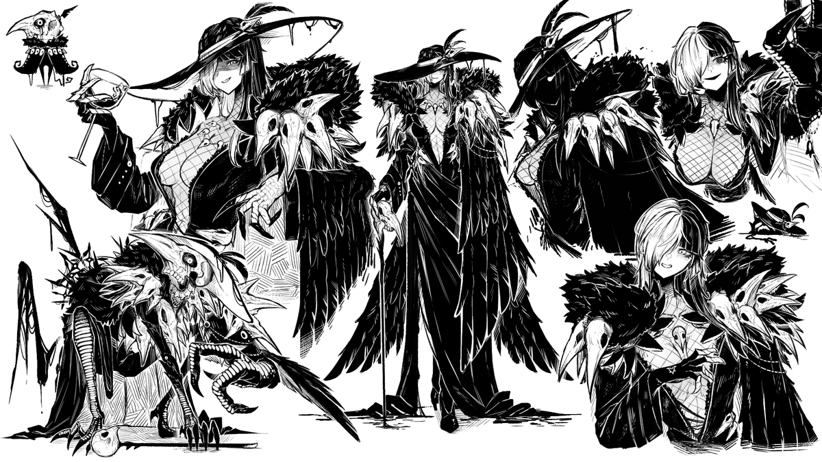 NBnebradisk's tweet photo. Shiori - Corvid 
#ShiorinSketch https://t.co/7mcOvwzcdT