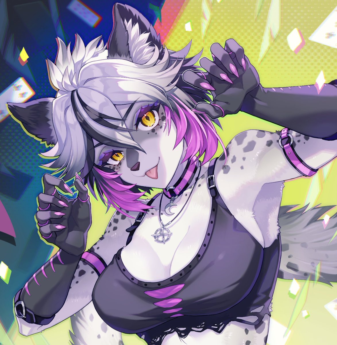 In case it isn't clear by my profile -

I don't support AI art 

I support trans rights

I wear my rainbows proudly

I'm cisF and mine is bigger than yours <3