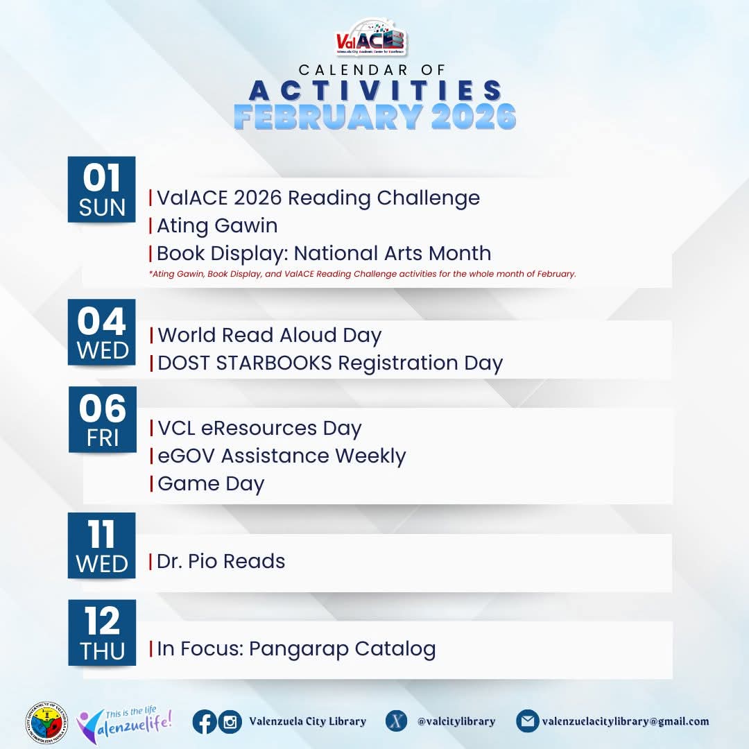 Valenzuela City Library tweet media