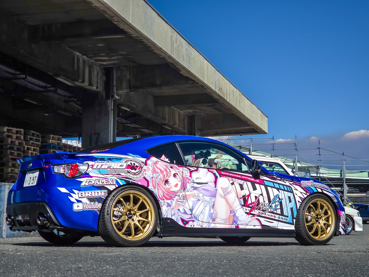 友達の車見に来たよ〜🎀🐾