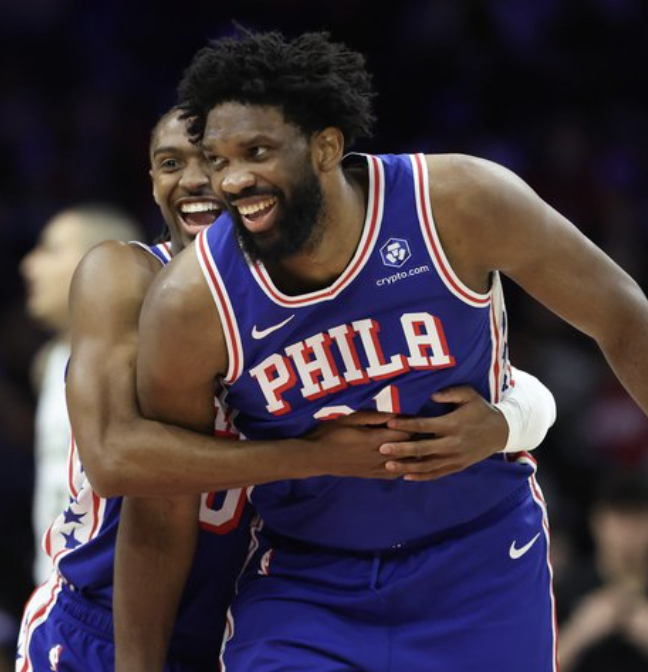 Joel Embiid's last 7 games:
40 points
37 points
29 points
38 points
32 points
30 points
33 points