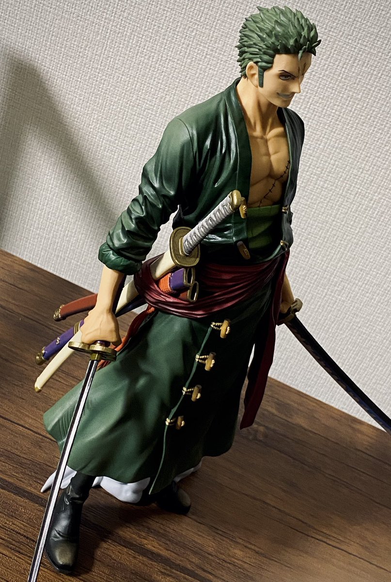 バンプレくじ ゾロ (A賞 ブラシカラー) 現物見るまで顔だけちょっと