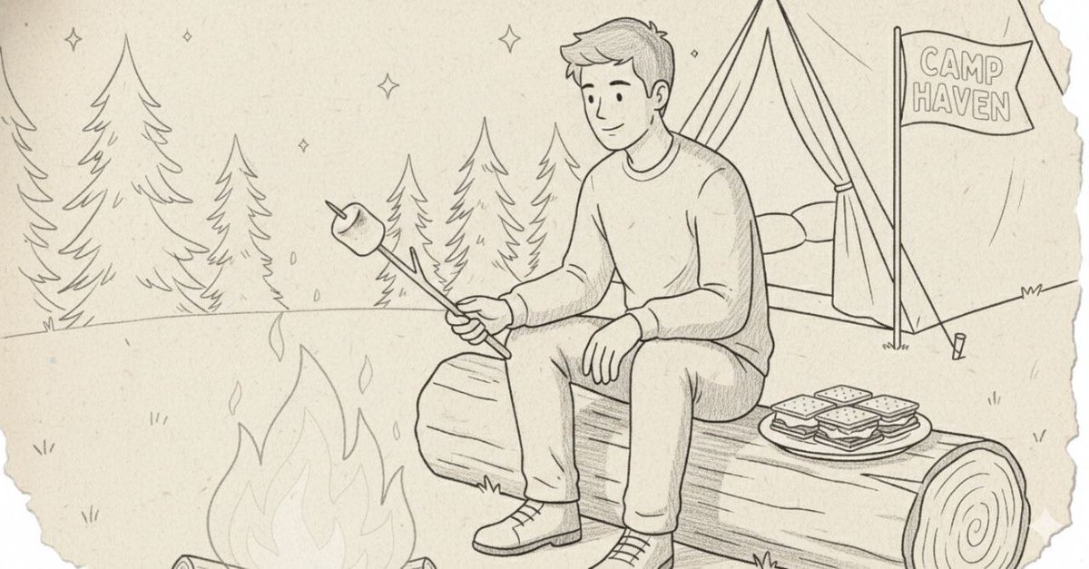 Ali_crypto10's tweet photo. My first night at Camp Haven, I dropped my marshmallow into the fire, but somehow it came back perfectly toasted. Everyone laughed, shared s’mores, and I knew I’d found my digital home.@DataHaven_xyz https://t.co/PNZaYmQzwQ