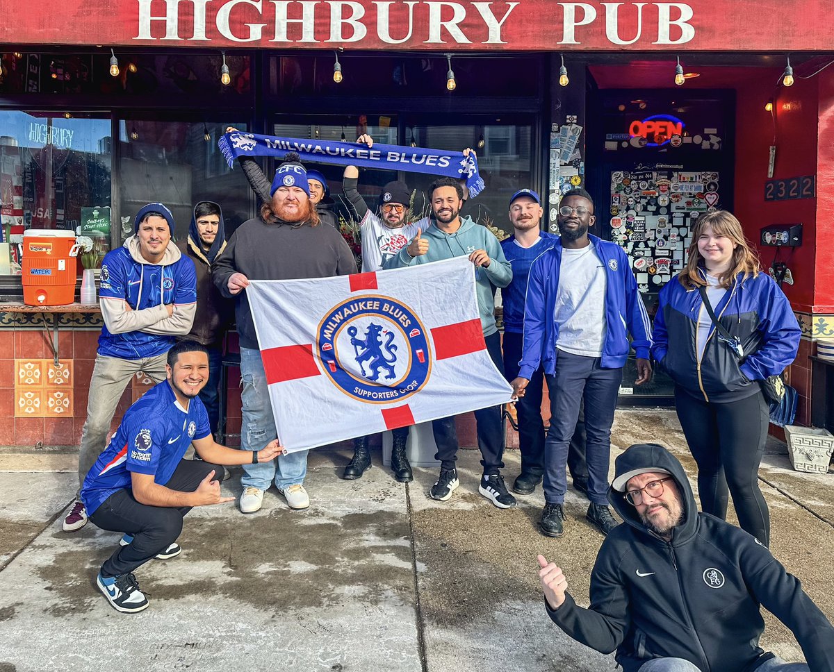 A good time was had earlier.
COME ON CHELSEA!
🦁💙🔵⚽️🍺 

<a href="/CFCInAmerica/">Chelsea In America</a> <a href="/ChelseaFCinUSA/">Chelsea FC USA</a> <a href="/PLinUSA/">Premier League USA</a> <a href="/NBCSportsSoccer/">NBC Sports Soccer</a> 
#CFC #MKE #MyPLMorning