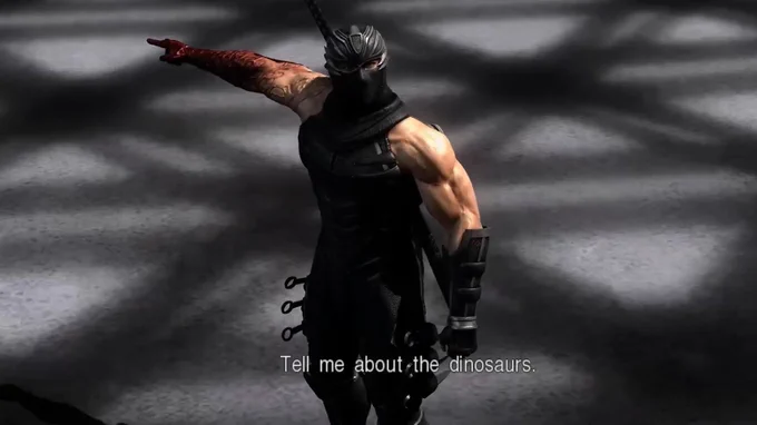 Look how much thicker and buff Ryu got in the time span between ng2 and ng3. And he's even bigger in ng 4. [Pause]