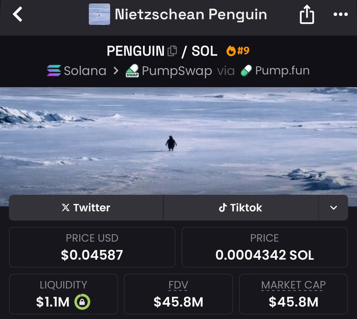 My $100,000 investment in $PENGUIN is now worth $37,500 in less than a week.

Everyone said it would go to billions.