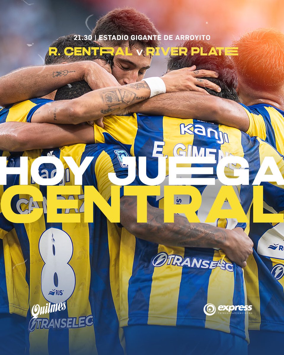 ¡HOY JUEGA CENTRAL! 🇺🇦🫶